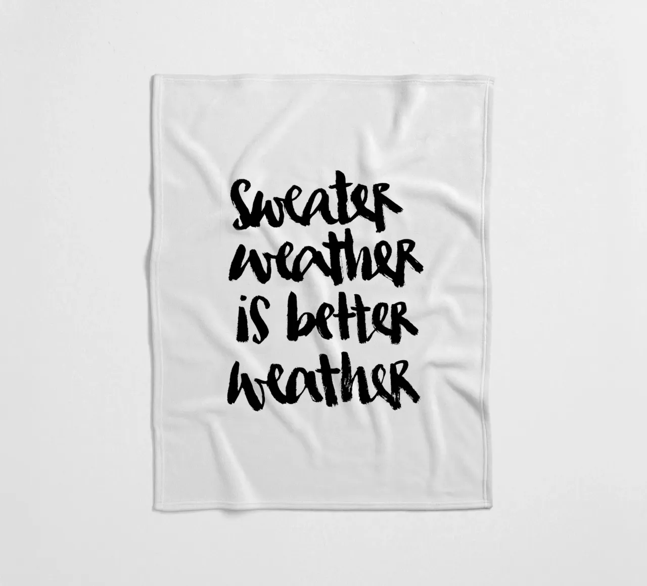 Sweater weather coperta in pile da Brushmeetspaper
