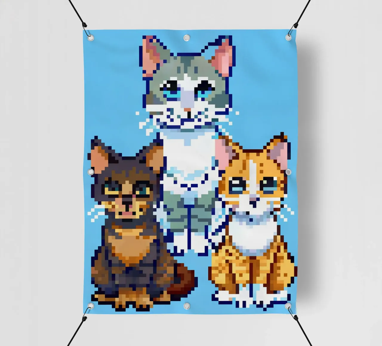 Due gatti da interno telo in pvc da DOG AND CAT