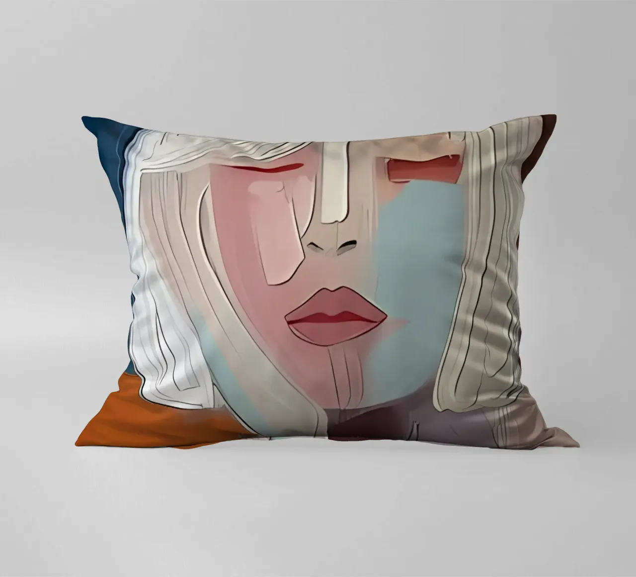 Minimalist Art Poster 548 decorative cushion by ahmiaLodri