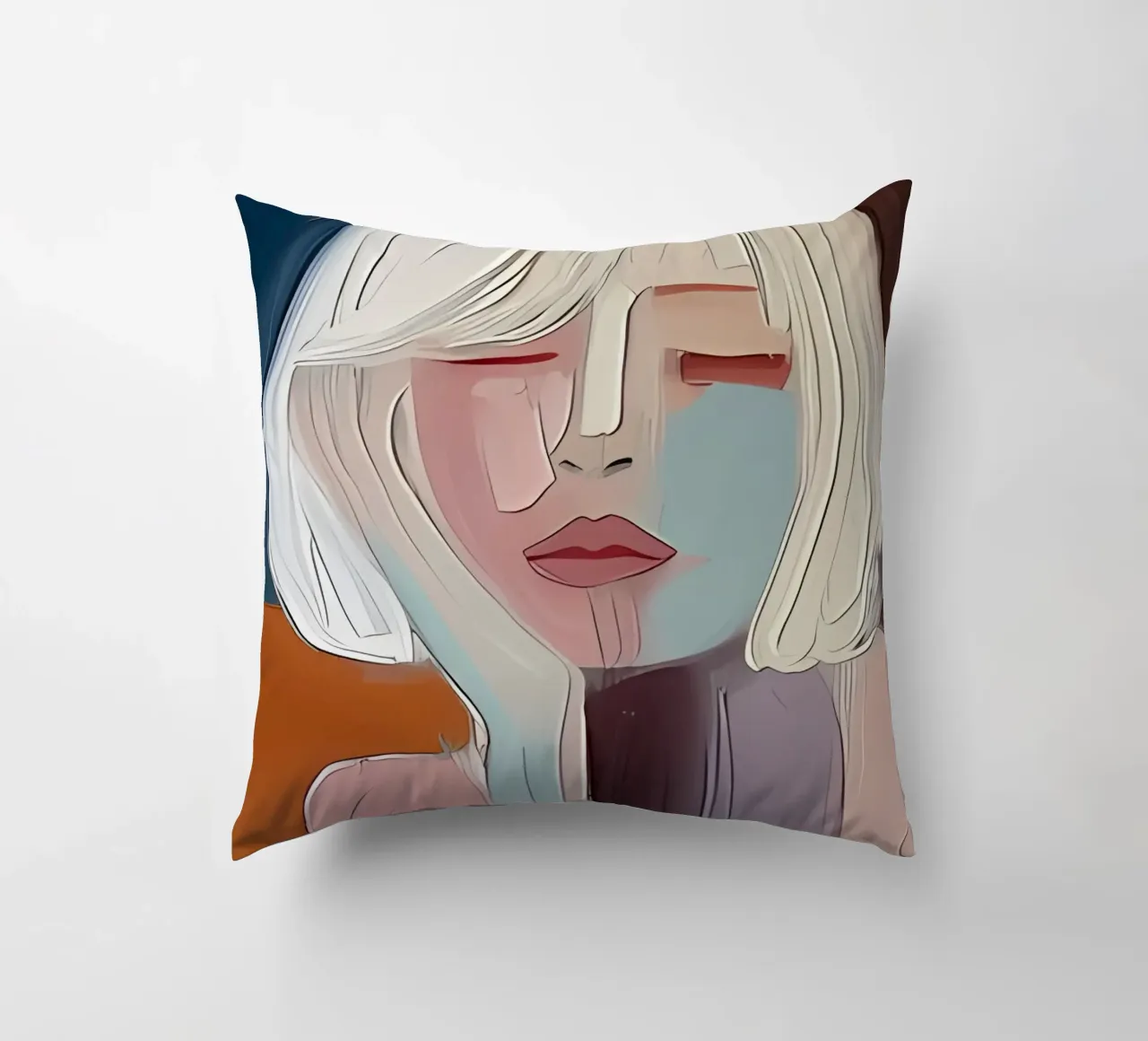 Minimalist Art Poster 548 decorative cushion by ahmiaLodri