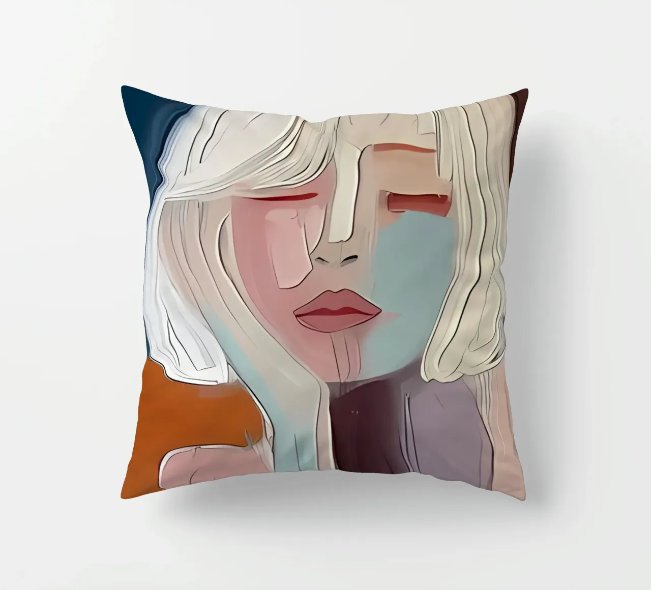 Minimalist Art Poster 548 decorative cushion by ahmiaLodri