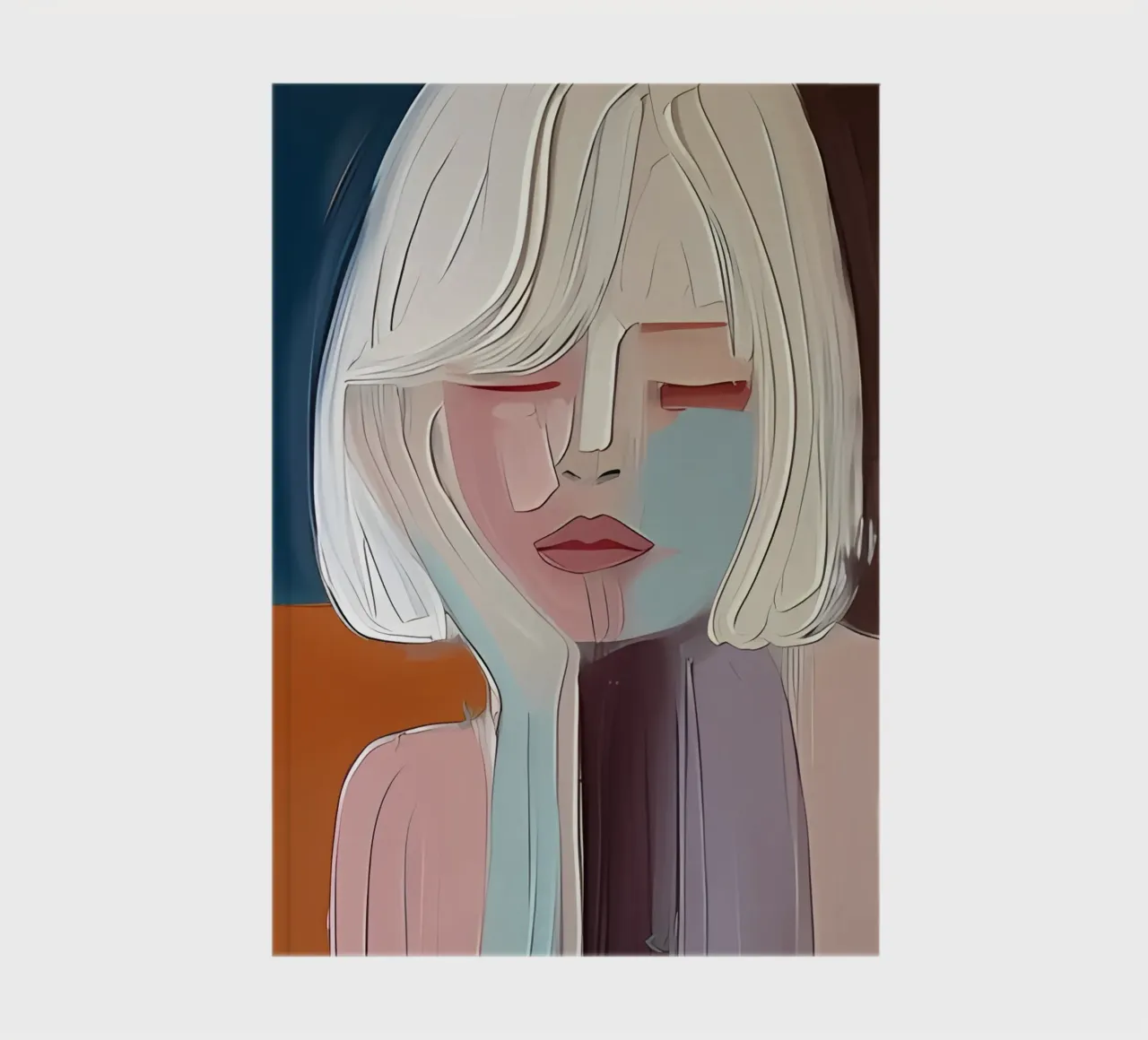 Minimalist Art Poster 548 notebook by ahmiaLodri