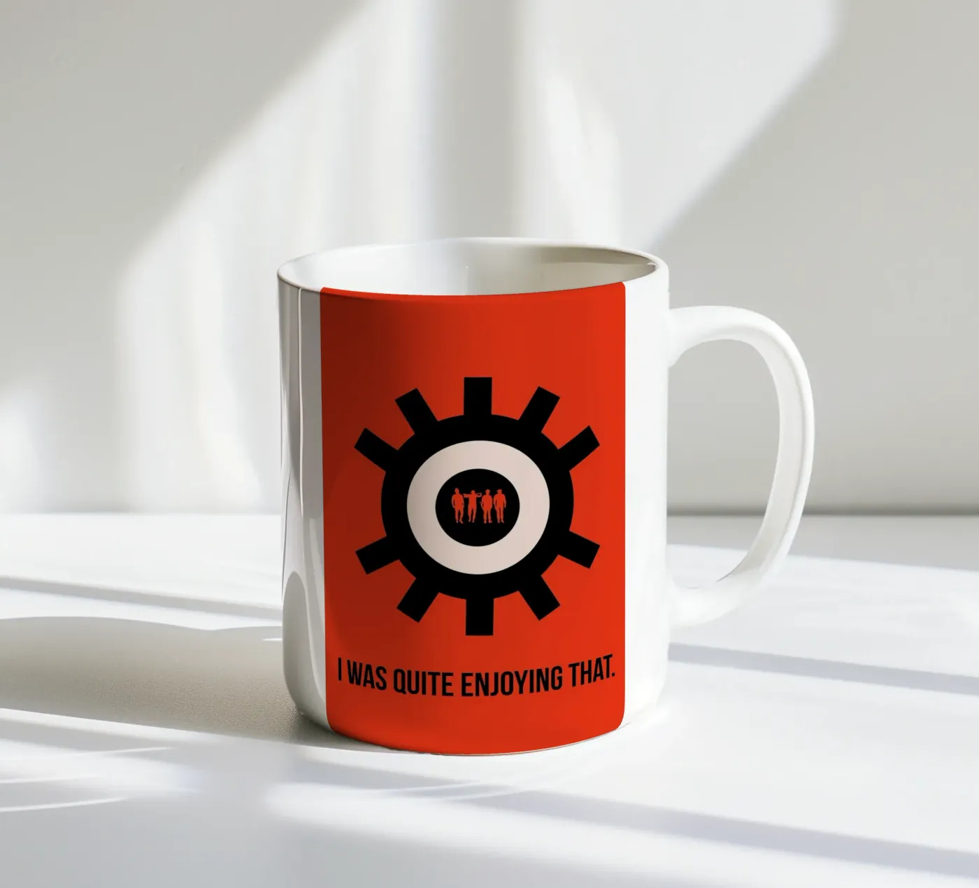 Clockwork Poster ceramic mug by Naxart