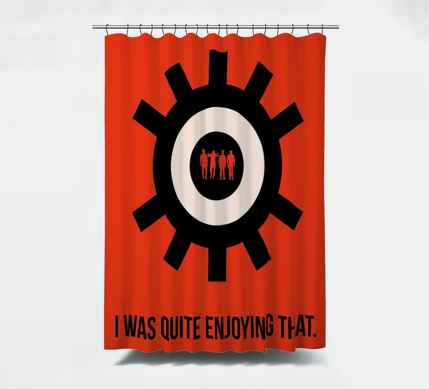 Clockwork Poster Duschvorhang von Naxart