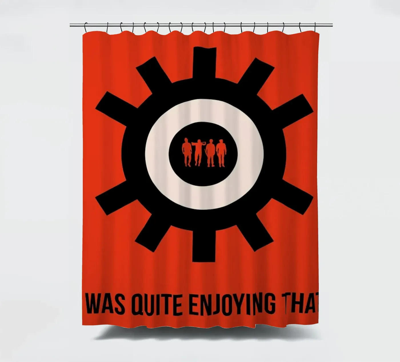 Clockwork Poster Duschvorhang von Naxart