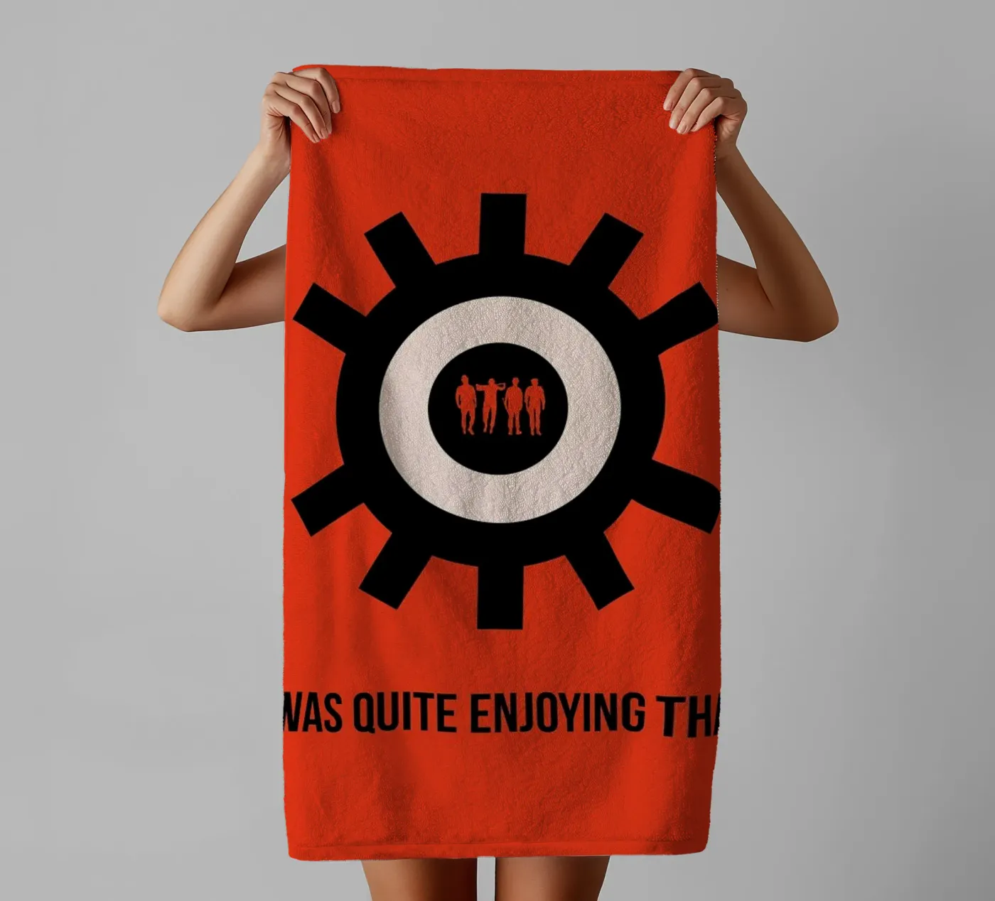Clockwork Poster badhanddoek van Naxart
