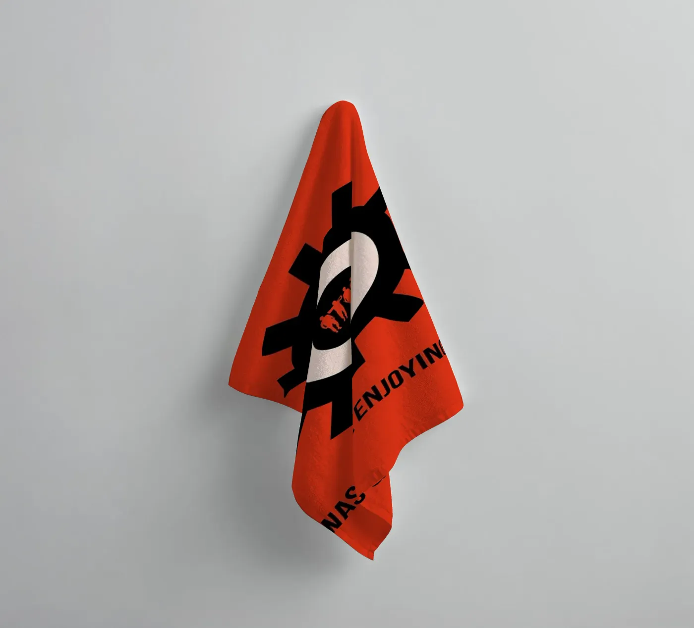 Clockwork Poster badhanddoek van Naxart