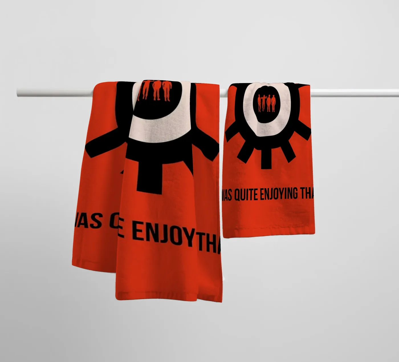 Clockwork Poster badhanddoek van Naxart
