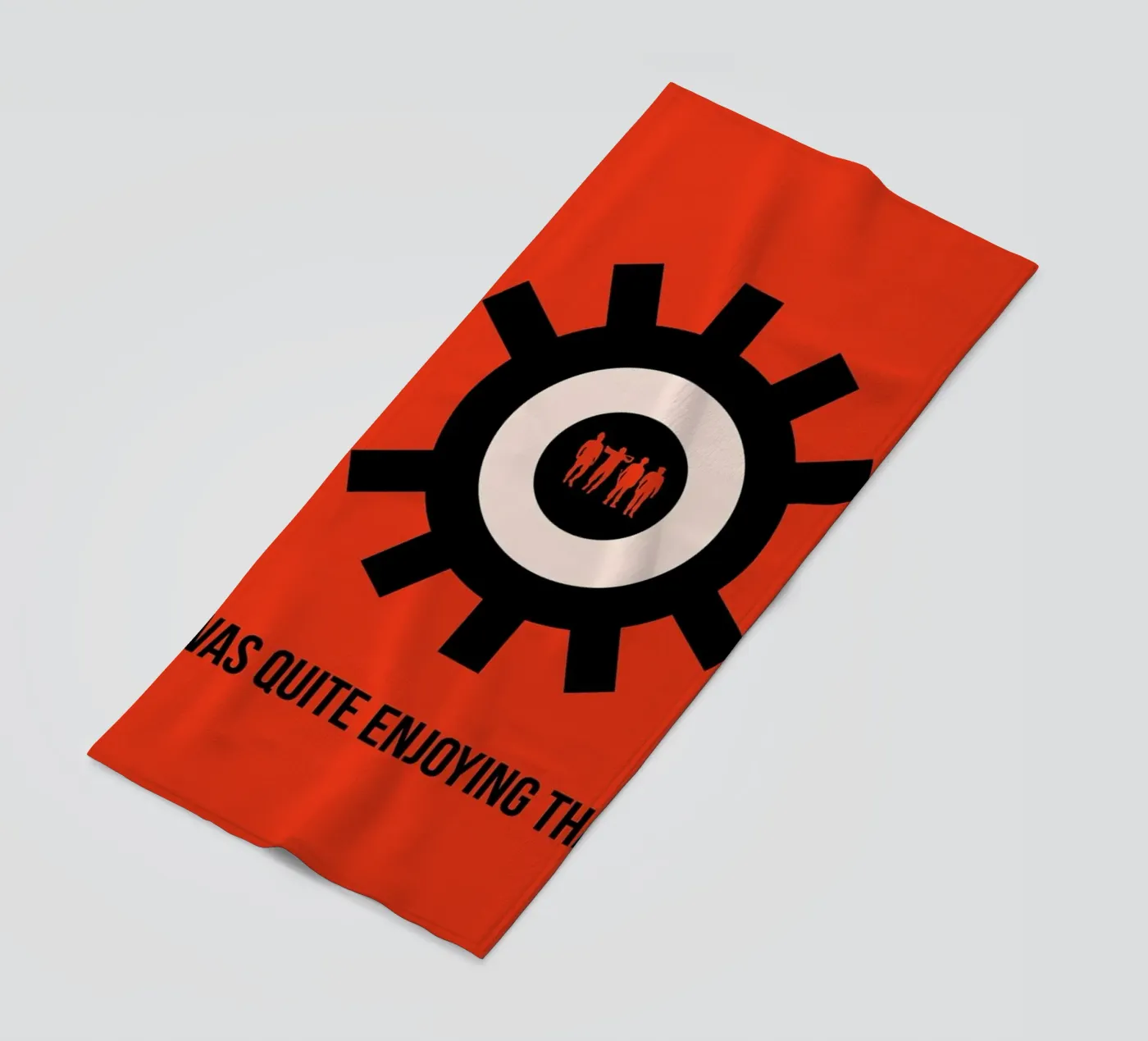 Clockwork Poster strandhanddoek van Naxart