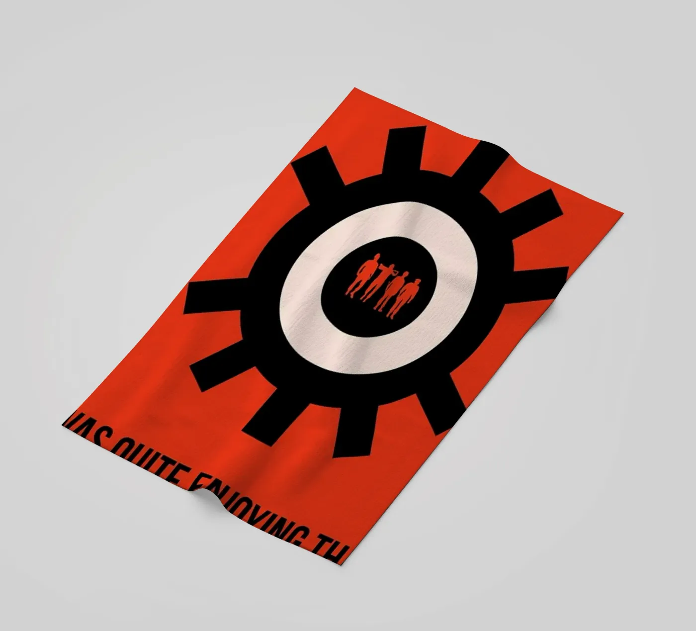 Clockwork Poster strandhanddoek van Naxart