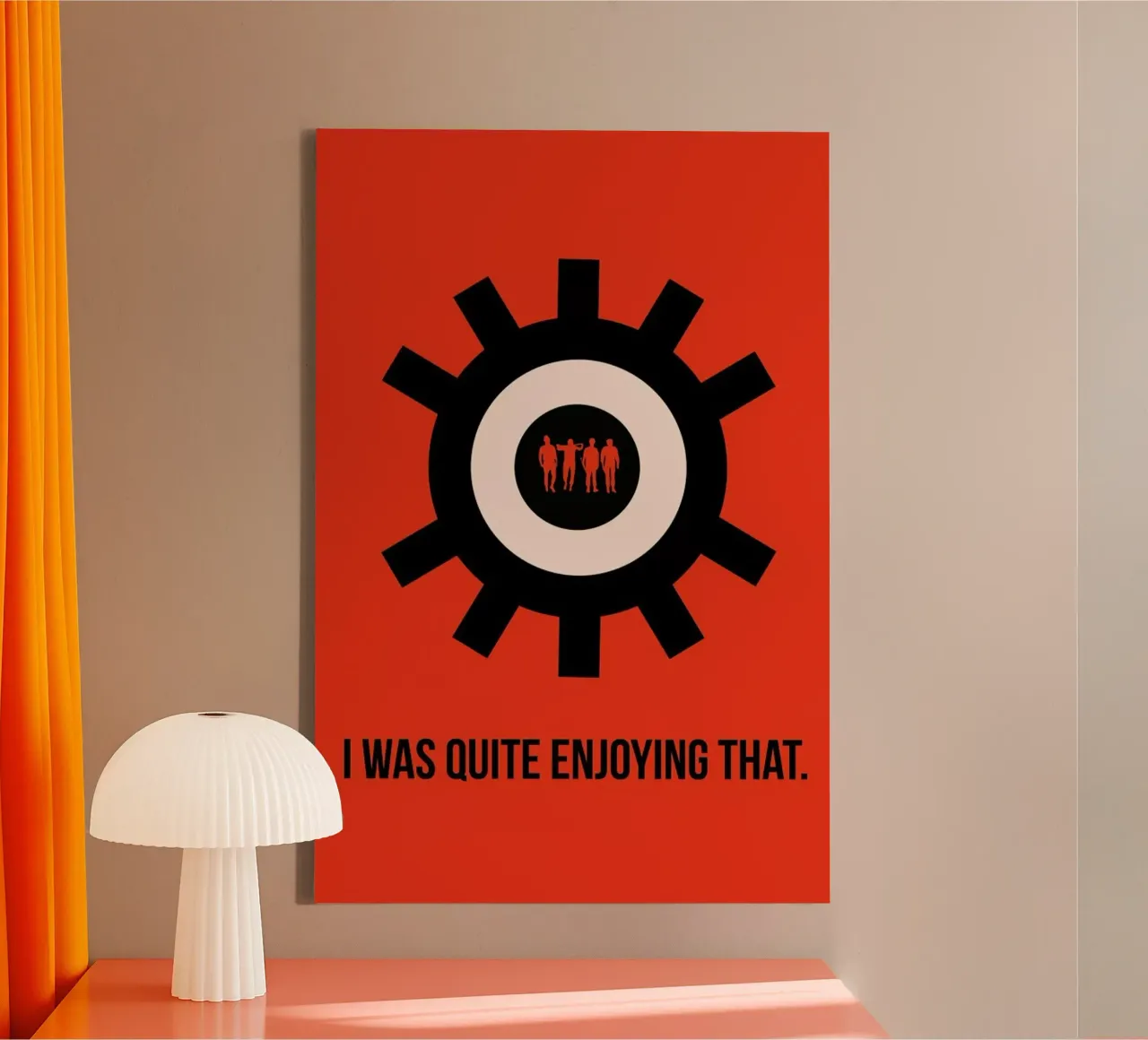 Clockwork Poster tela con Cornice a cassetta da Naxart