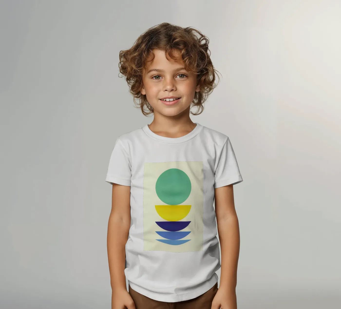 Five Circles kinder t-shirt van Rosi Feist