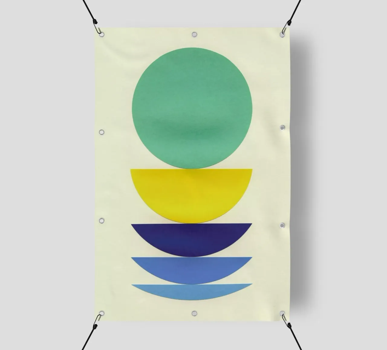 Five Circles telo in pvc da Rosi Feist