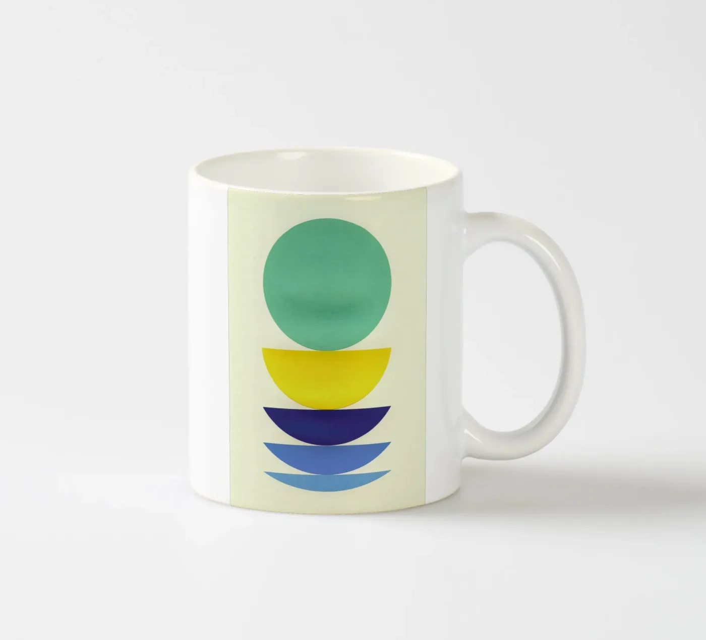 Five Circles ceramic mug by Rosi Feist