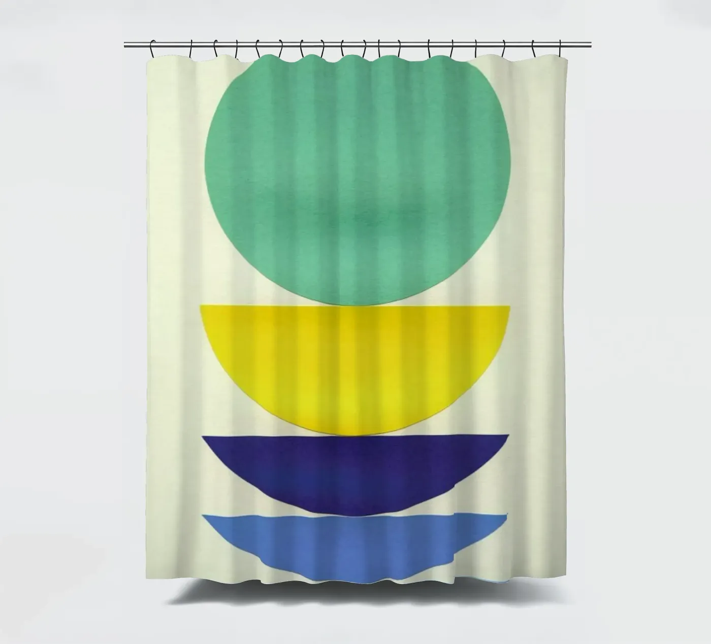 Five Circles Duschvorhang von Rosi Feist