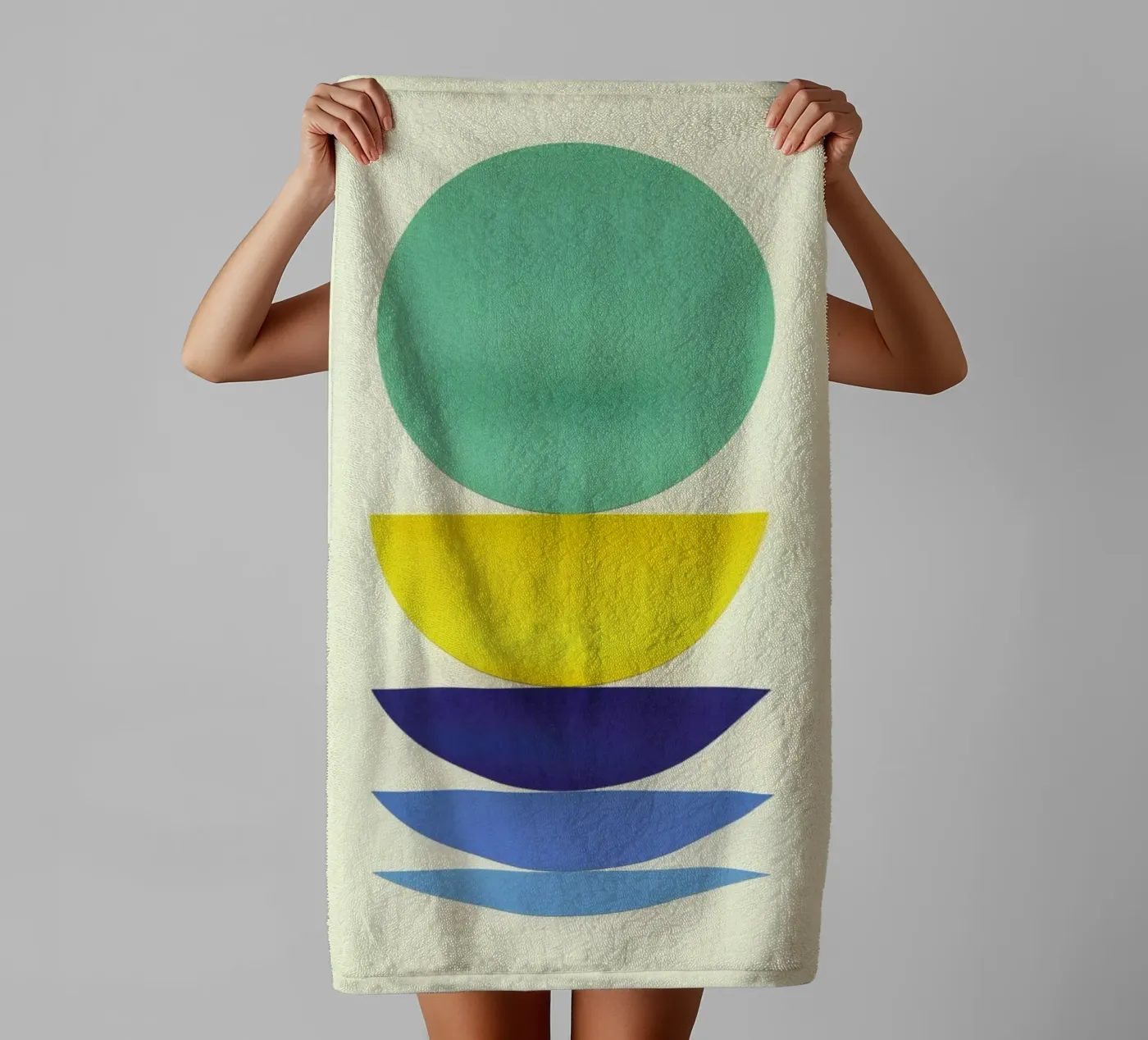 Five Circles towel by Rosi Feist