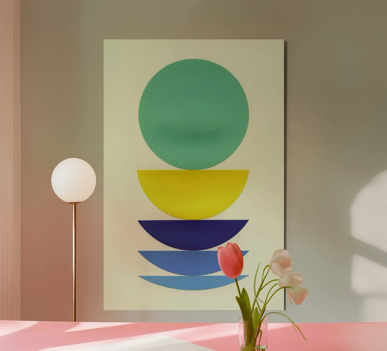 Five Circles alluminio dibond da Rosi Feist