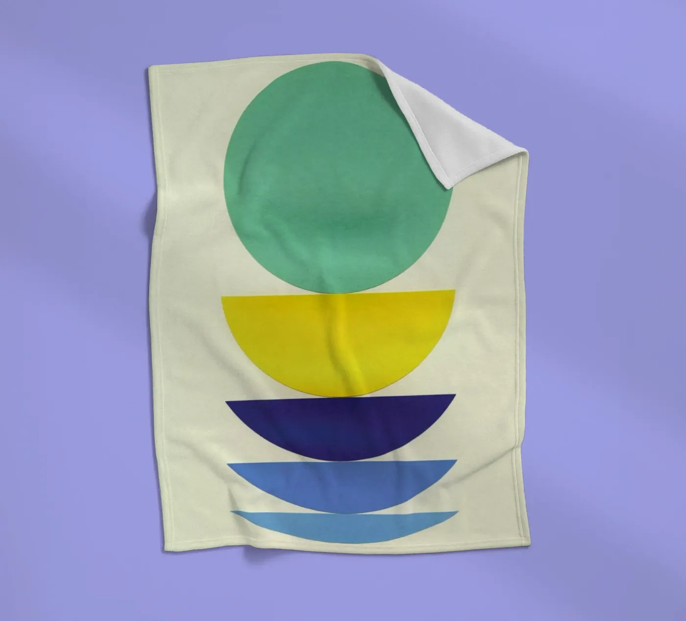 Five Circles Fleecedecke von Rosi Feist