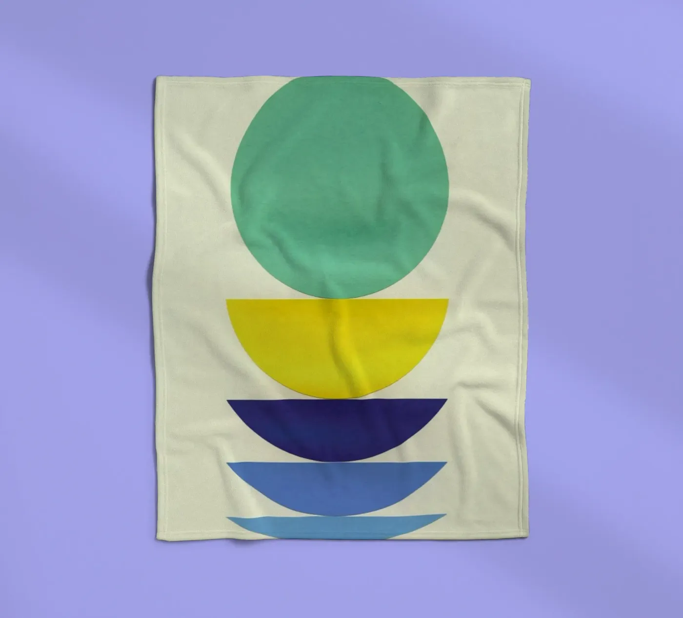 Five Circles Fleecedecke von Rosi Feist