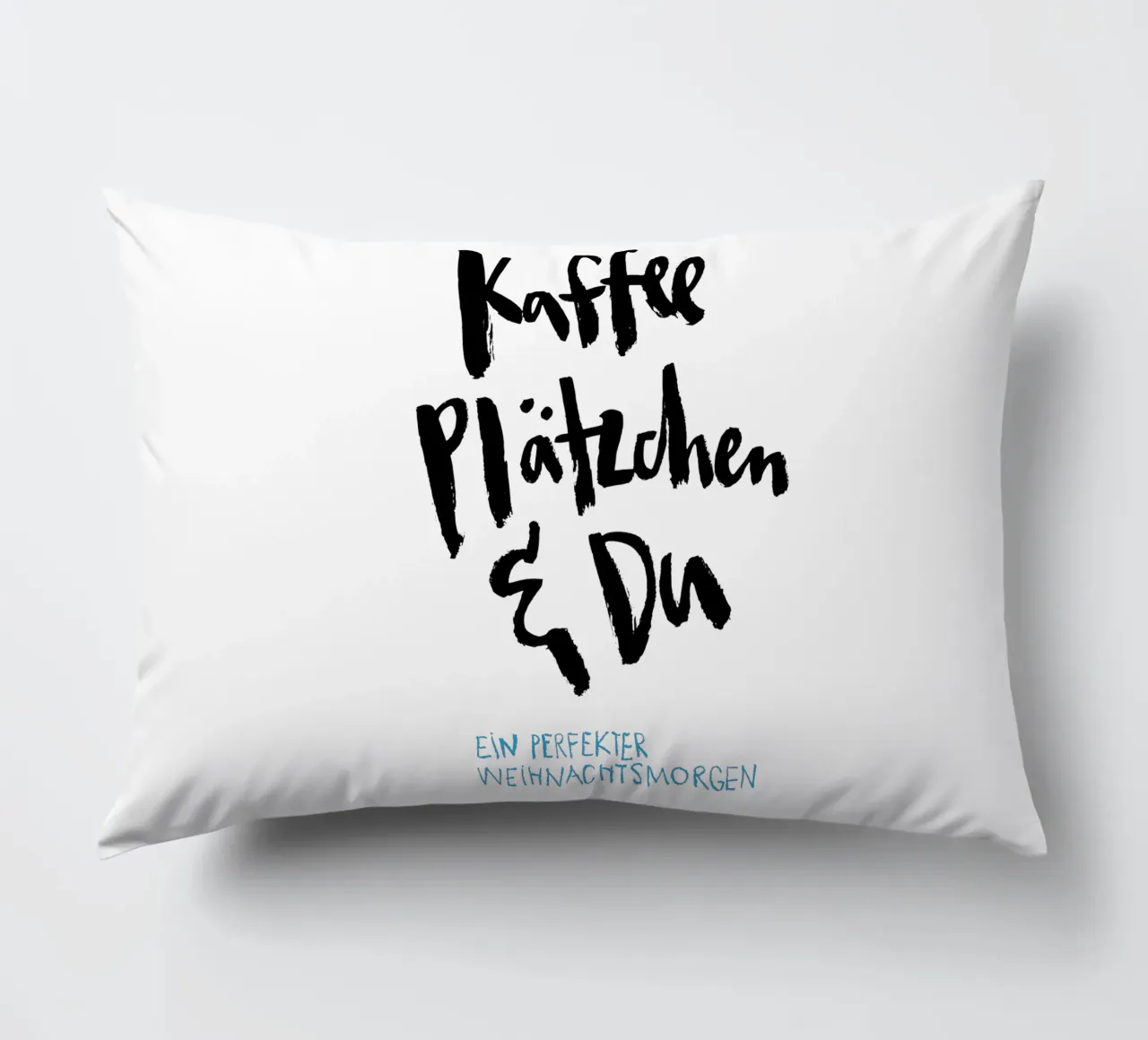 Kaffee & Du cuscino da Brushmeetspaper