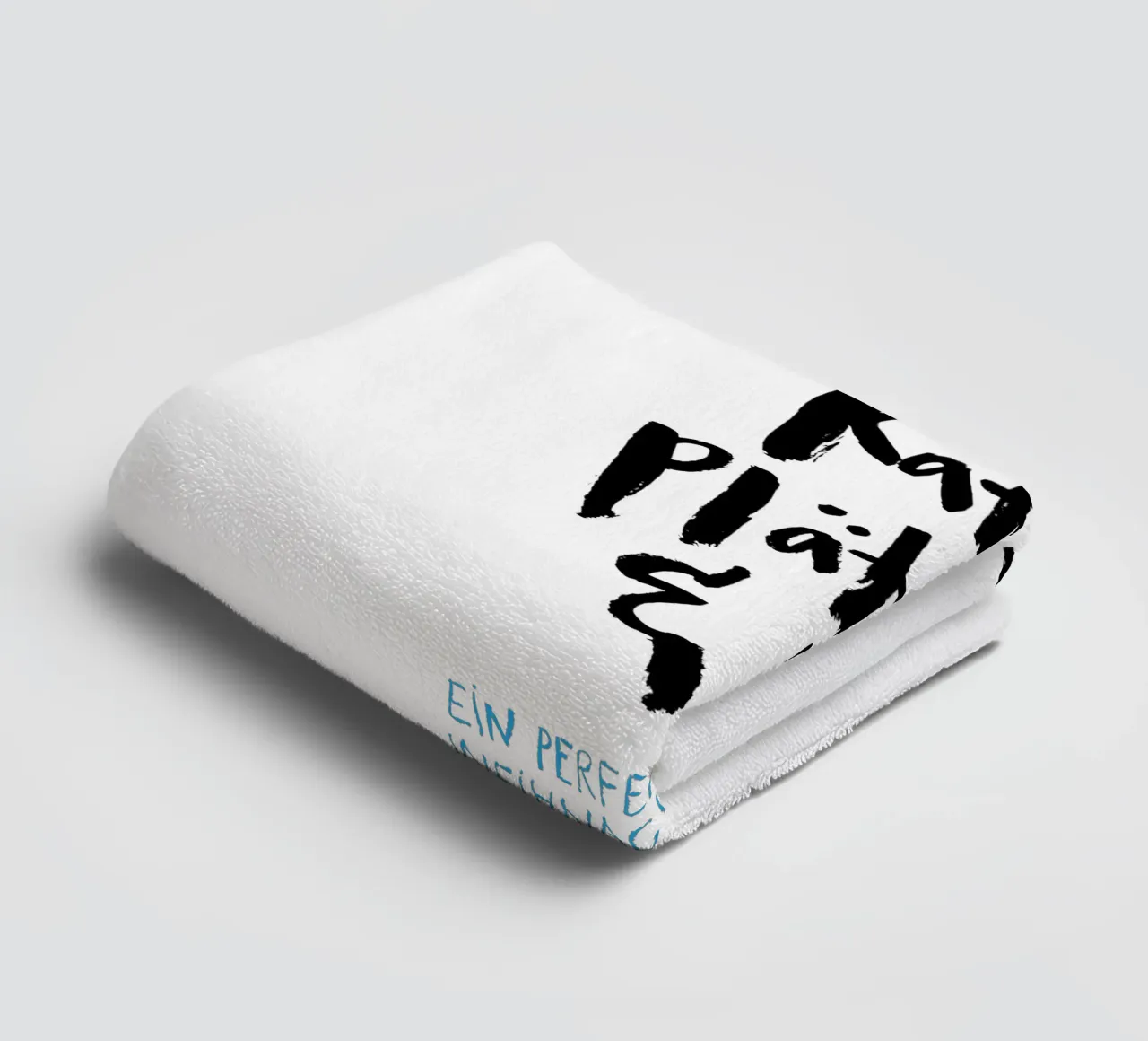 Kaffee & Du asciugamano da bagno da Brushmeetspaper