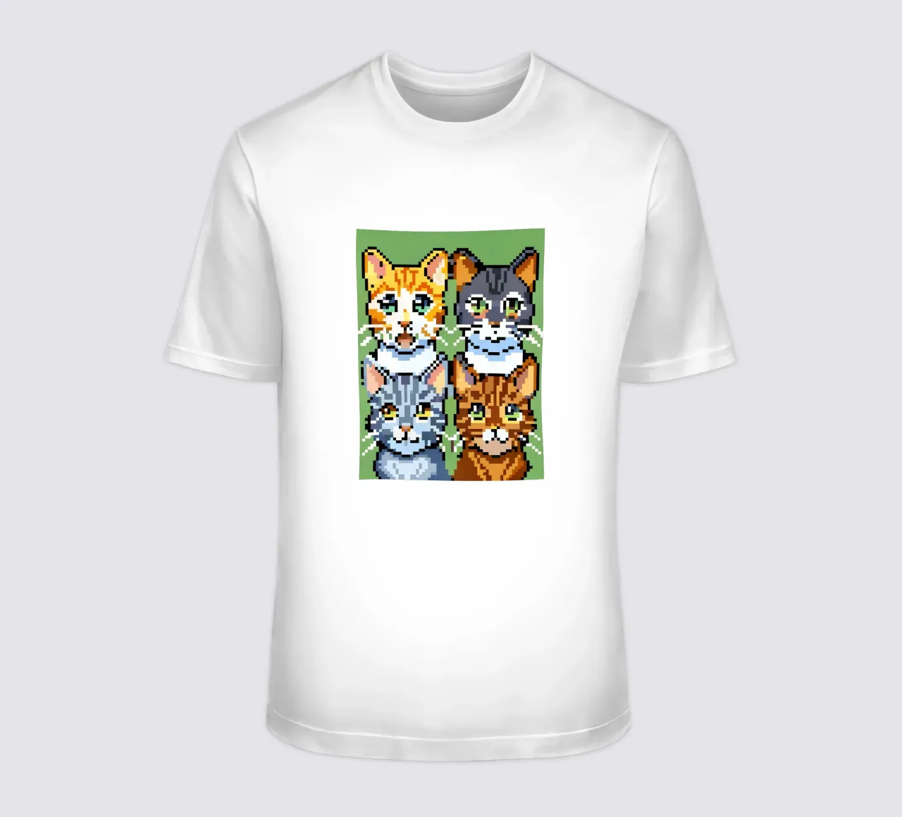 Quattro gatti t-shirt da DOG AND CAT