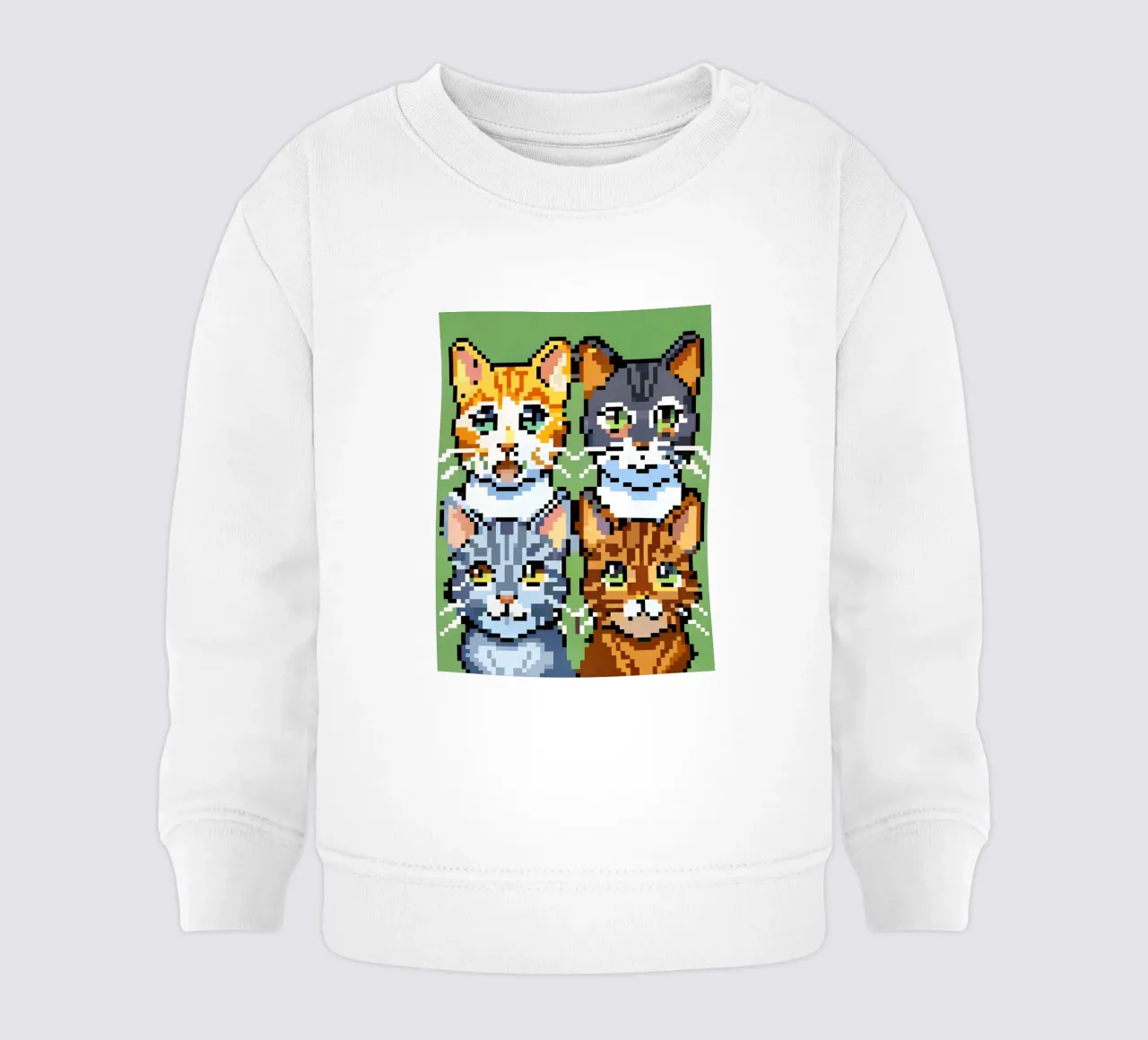 Quattro gatti felpa neonato da DOG AND CAT