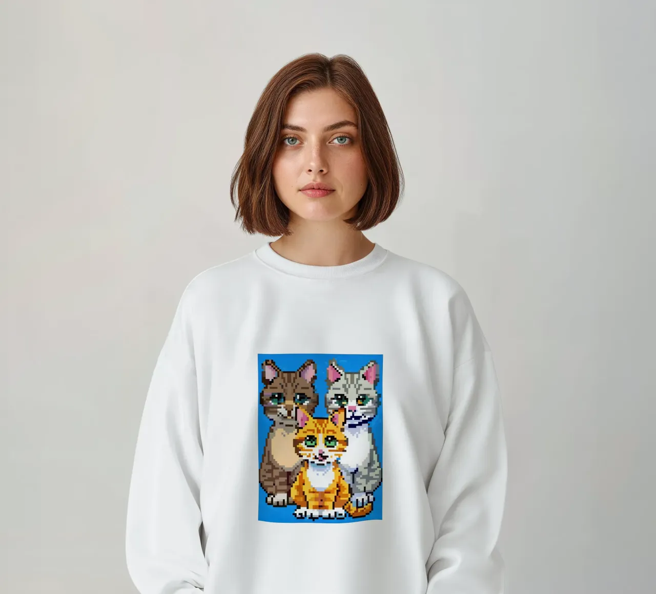 Tre gatti carini felpa da DOG AND CAT