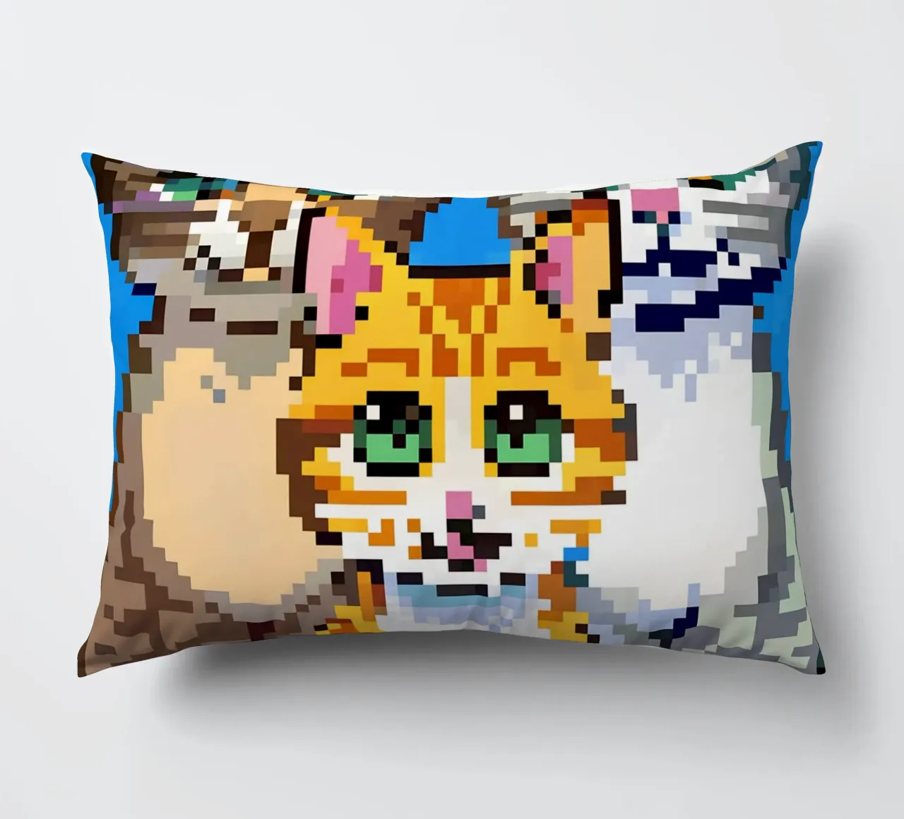 Three Cute Cats decorative cushion by DOG AND CAT