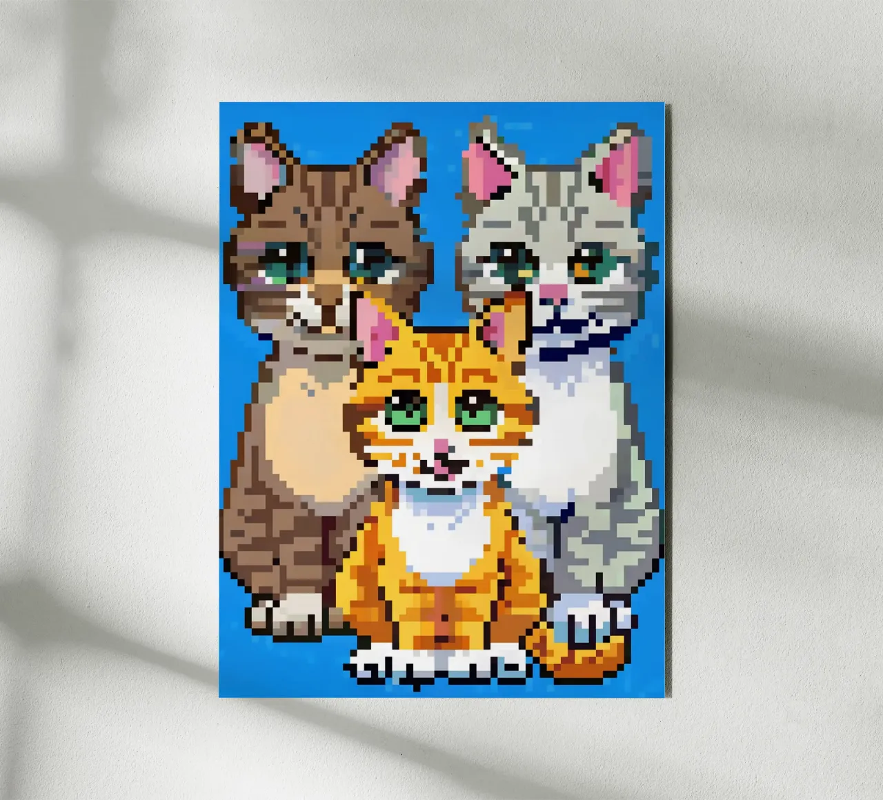 Three Cute Cats forex plate by DOG AND CAT