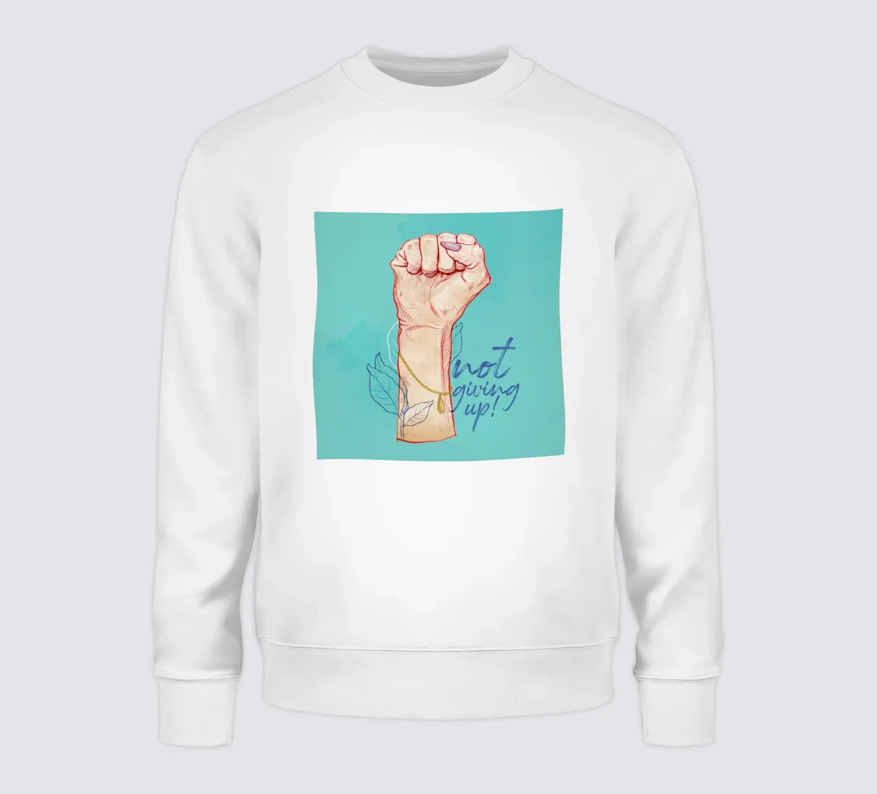 Not Giving Up felpa da Ina Stanimirova