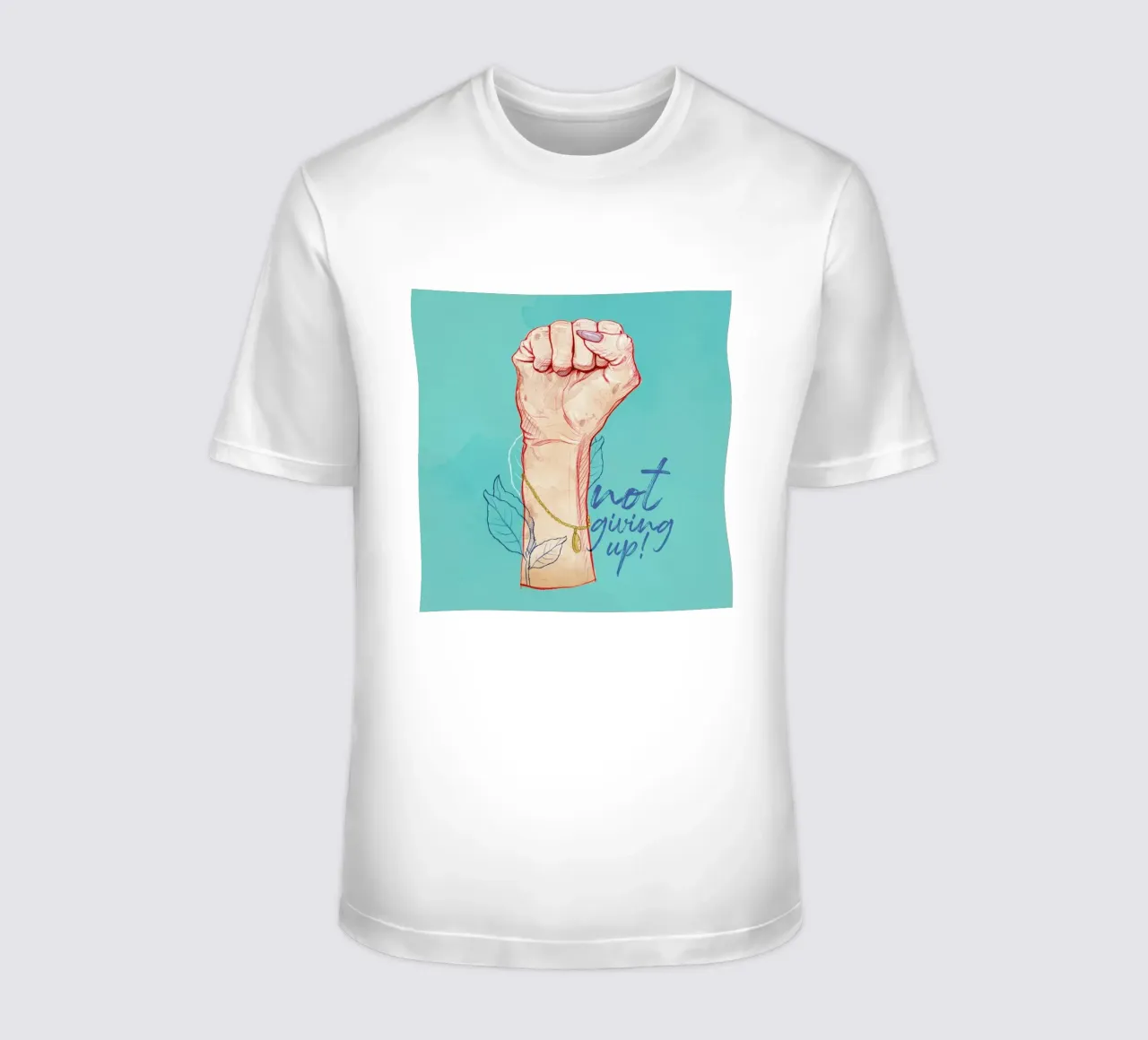 Not Giving Up t-shirt da Ina Stanimirova