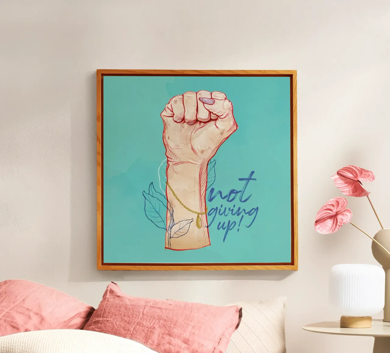 Not Giving Up plexiglass da Ina Stanimirova