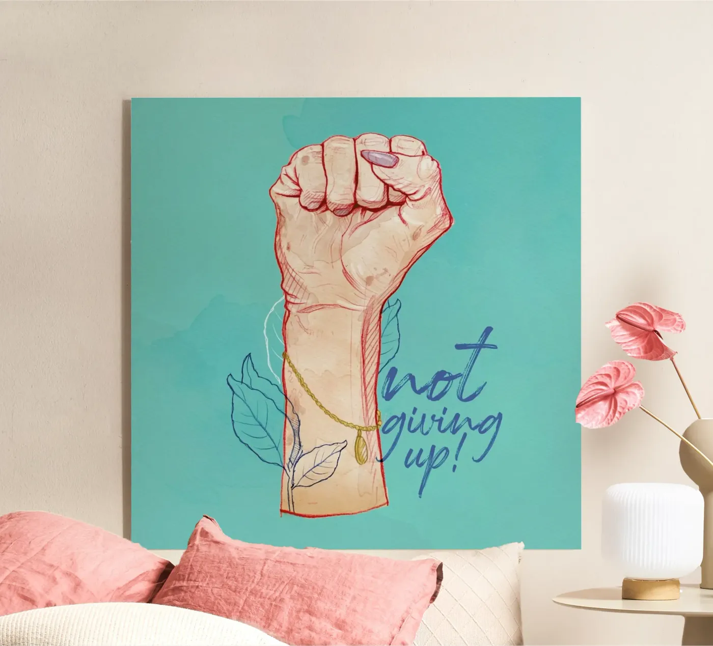 Not Giving Up plexiglass da Ina Stanimirova