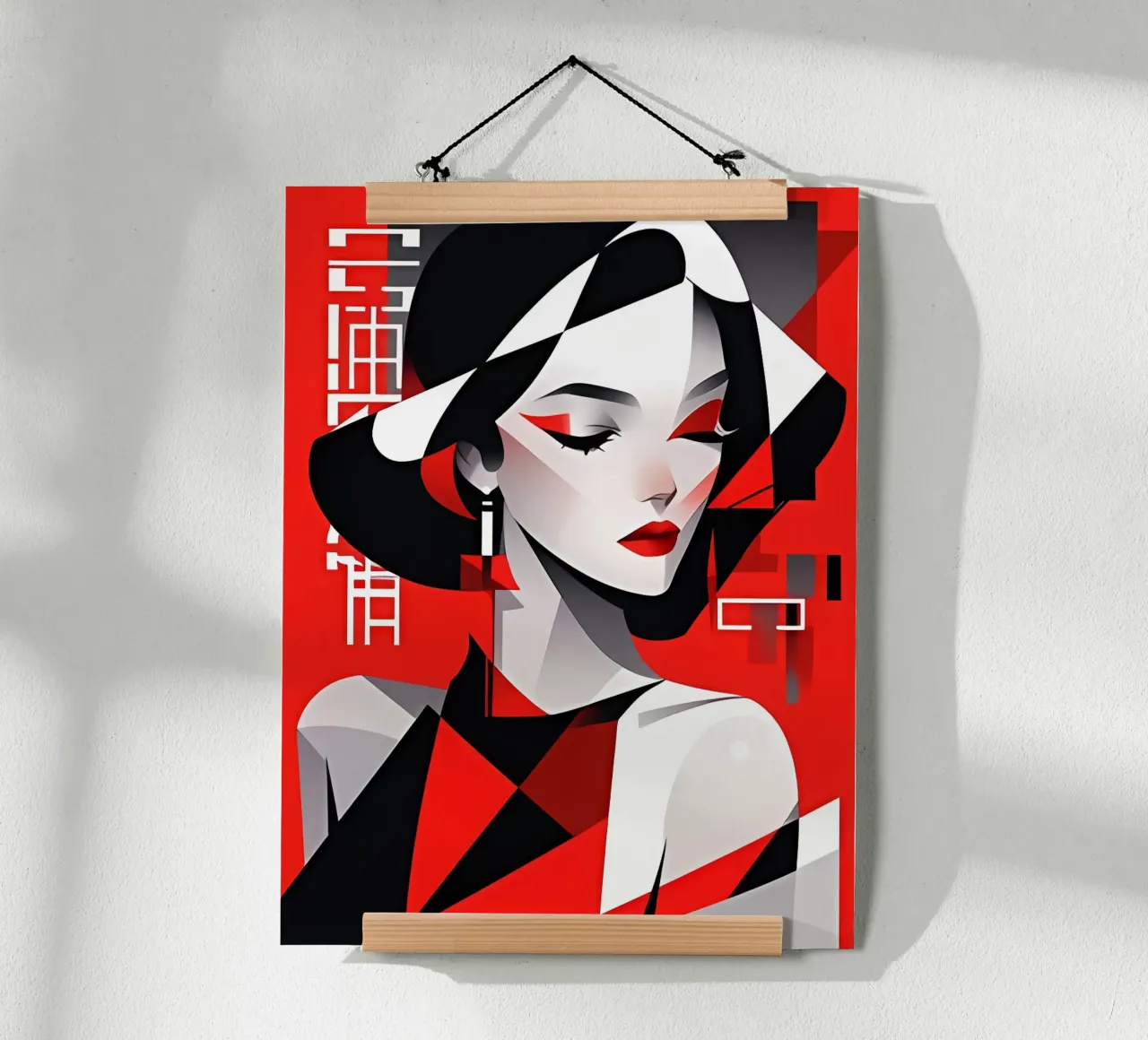 Poster d'arte minimalista 551 carta hahnemühle da ahmiaLodri