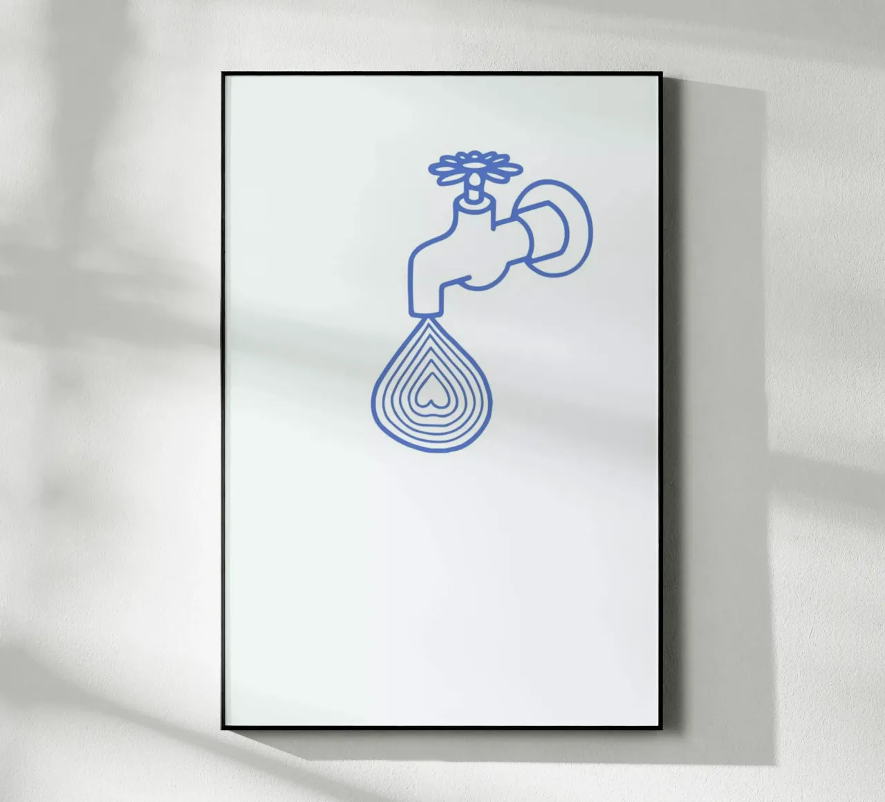 Let the Love Flow plexiglass da Ninhol