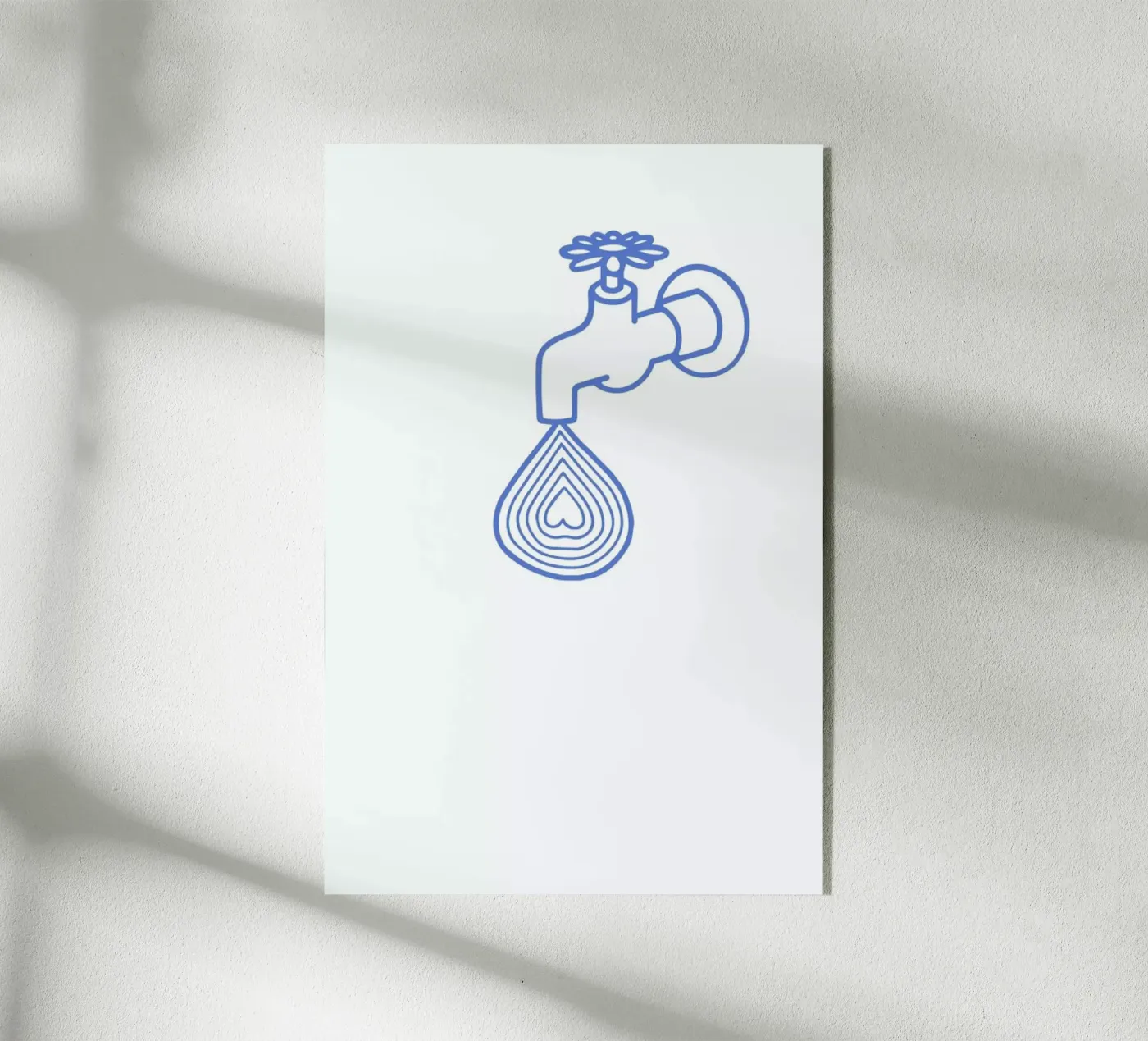 Let the Love Flow plexiglass da Ninhol