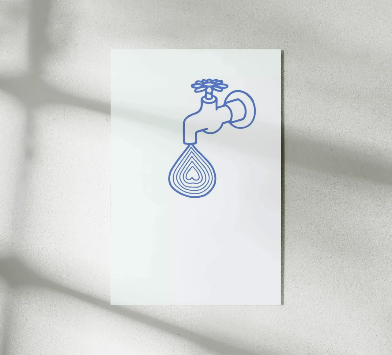 Let the Love Flow plexiglass da Ninhol