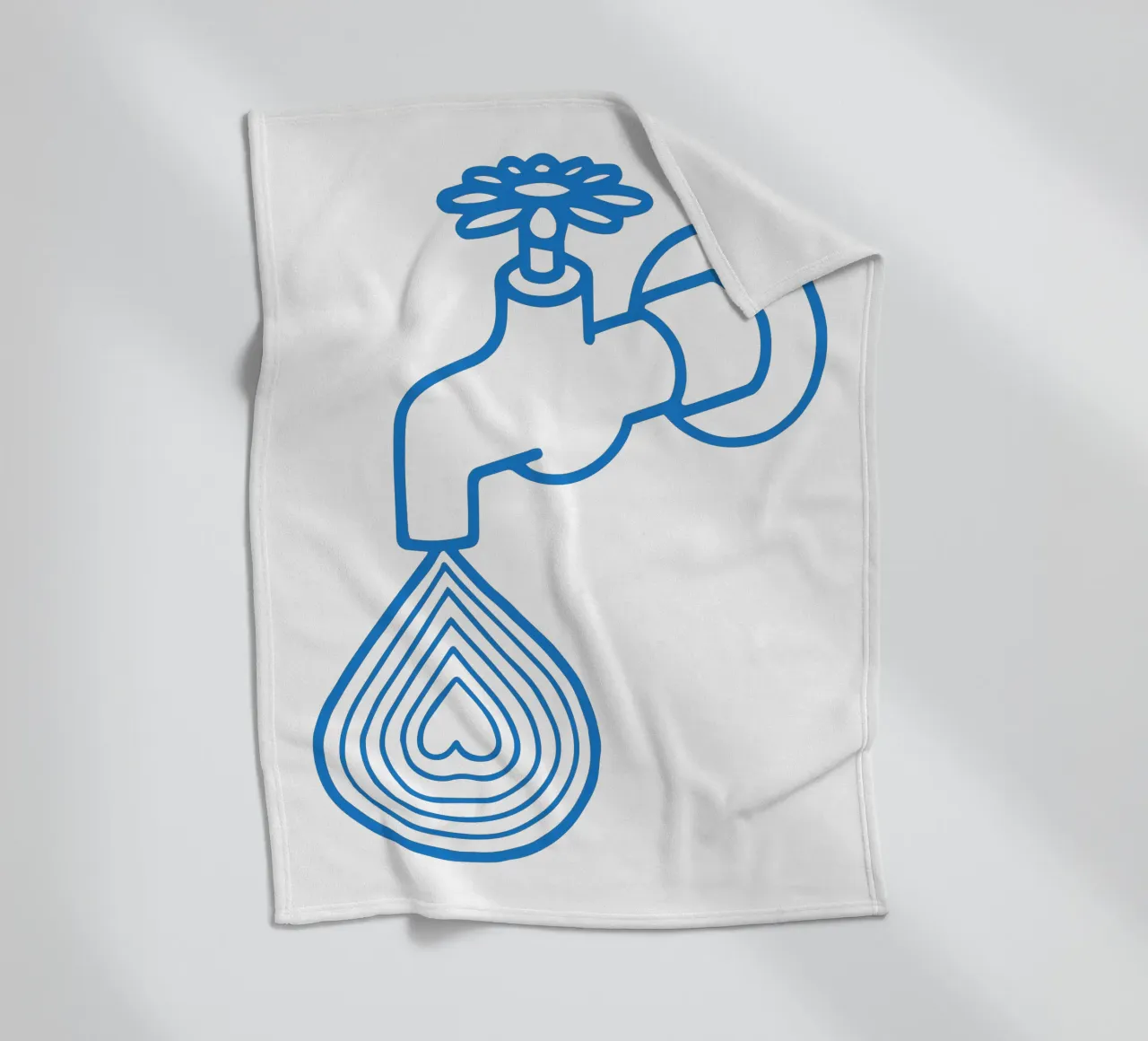 Let the Love Flow coperta in pile da Ninhol