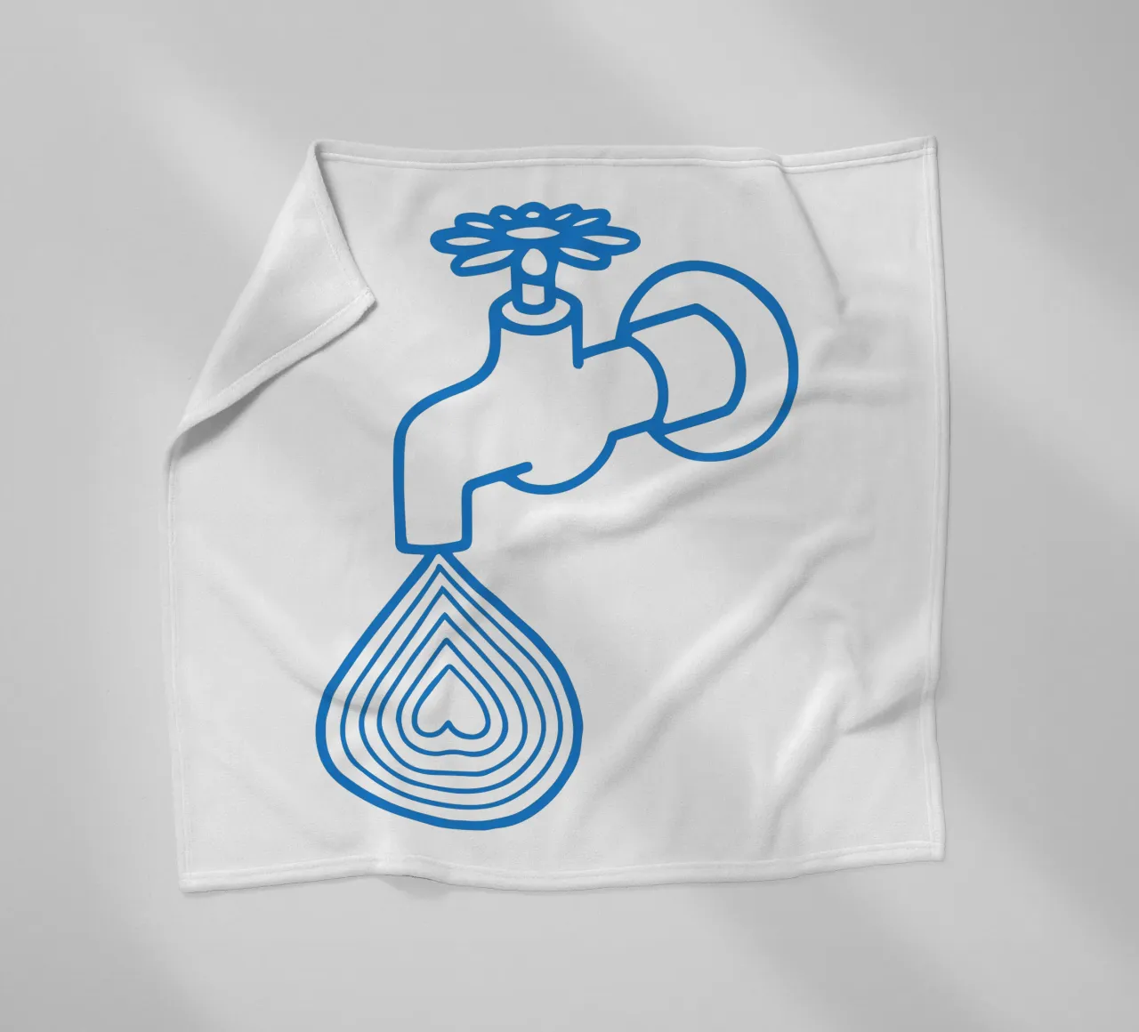 Let the Love Flow coperta in pile da Ninhol