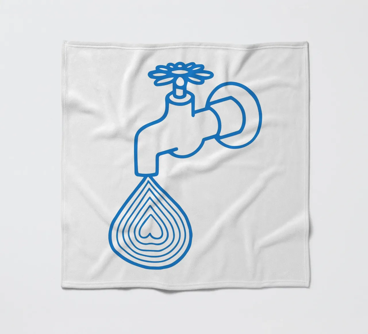Let the Love Flow coperta in pile da Ninhol