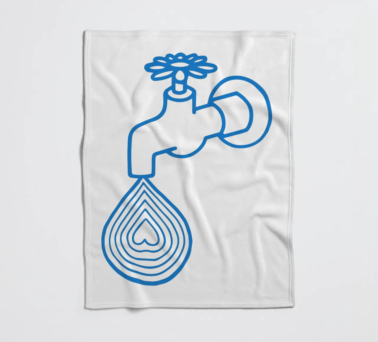 Let the Love Flow coperta in pile da Ninhol