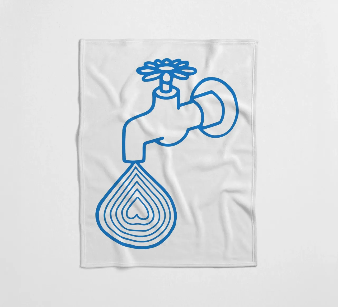 Let the Love Flow coperta in pile da Ninhol