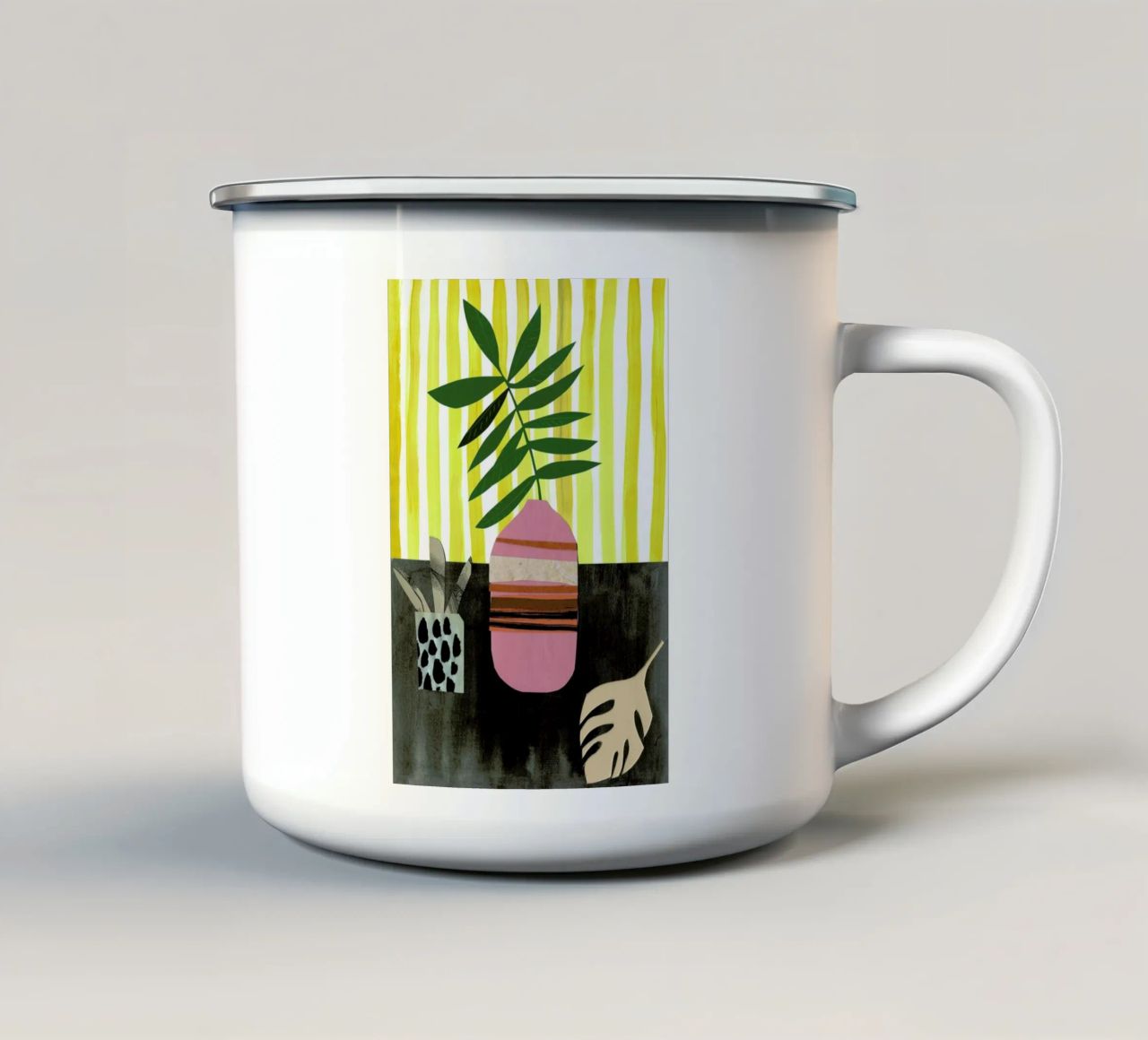 Vasen & Co. 2 tazza in smalto da Rinah Lang