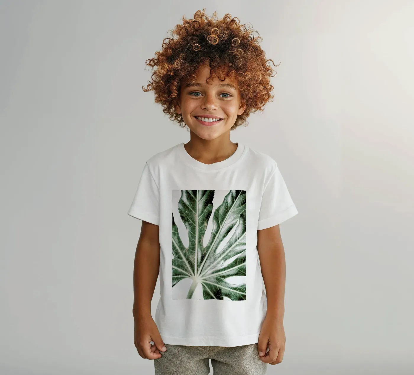 Light Palm t-shirt bambini da Babett Schultze