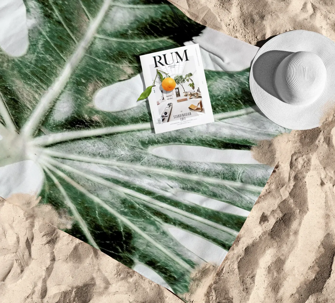 Light Palm telo mare da Babett Schultze