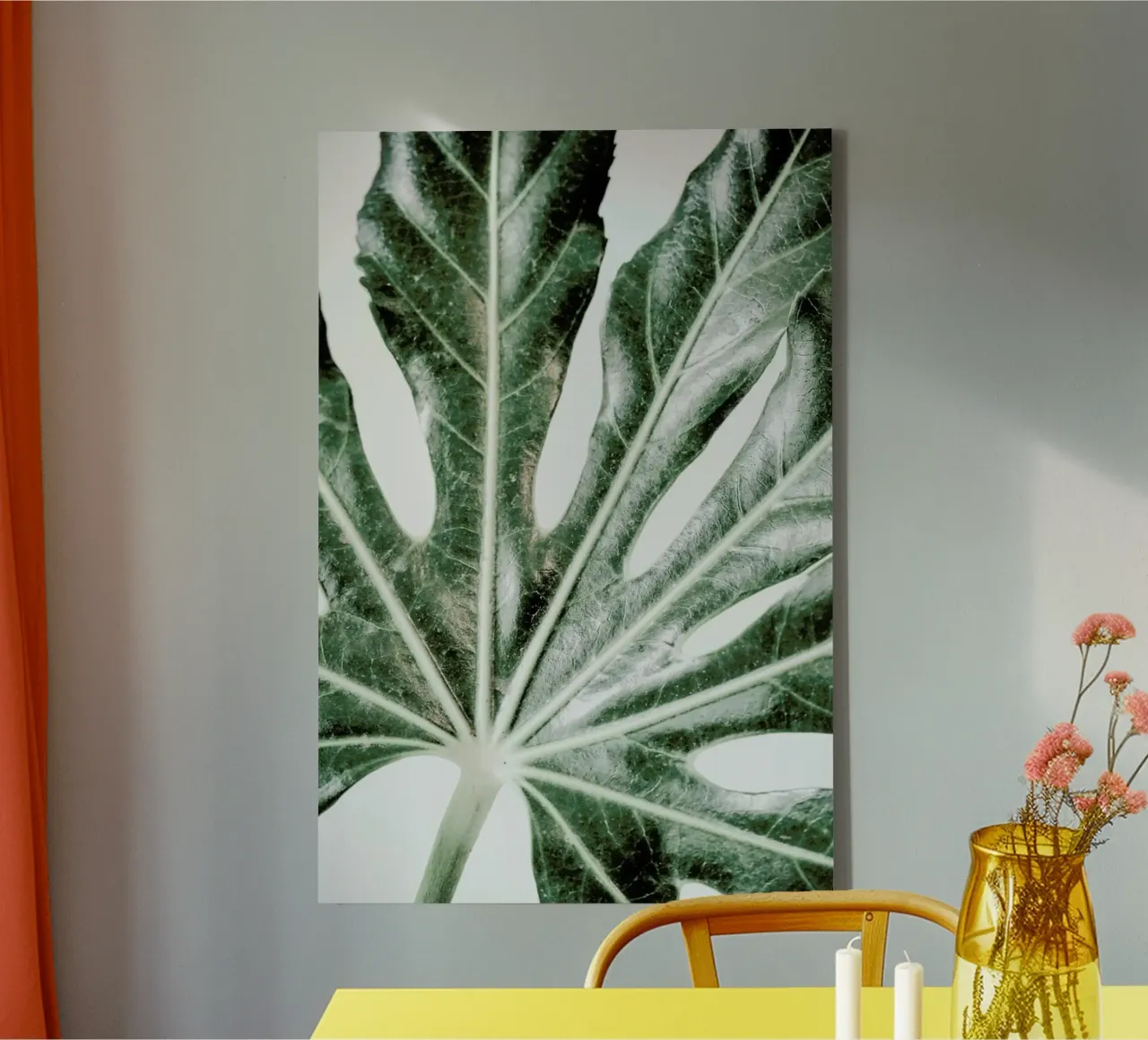 Light Palm tela con Cornice a cassetta da Babett Schultze