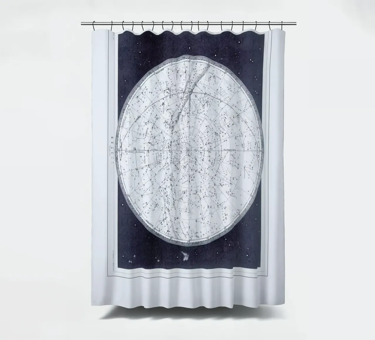 Northern Constellations II shower curtain by Flora & Fauna