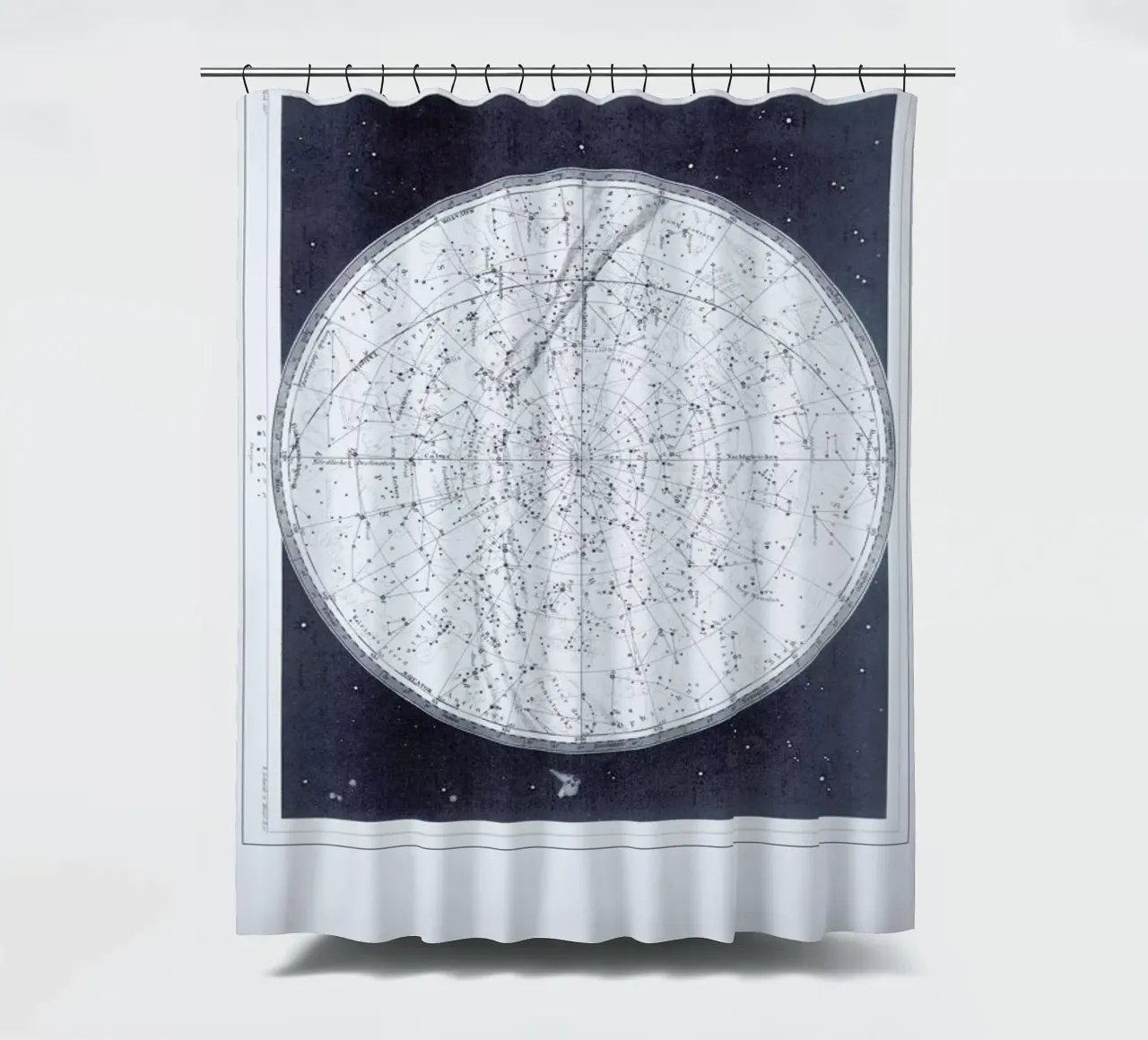 Northern Constellations II shower curtain by Flora & Fauna