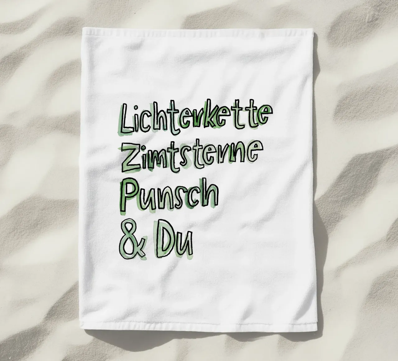 Lichterkette & Du telo mare da Brushmeetspaper
